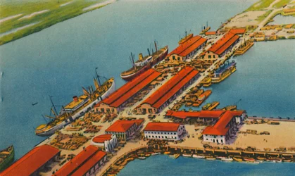 Marine Terminal Port, Barranquilla, c1940-talet