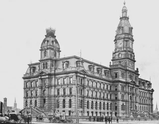 Marion County Courthouse, Indianapolis, USA, c1900.