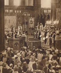 Gift i Westminster Abbey, 26 april 1923, 1937