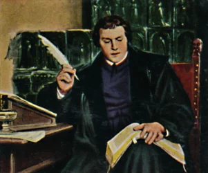 Martin Luther 1483-1546. - Målning av Thumann, 1934.