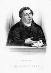 Martin Luther, tysk teolog, augustinermunk och kyrklig reformator, 1854
