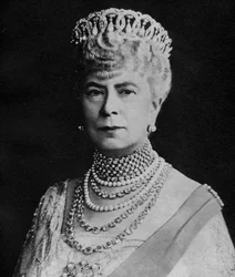 Mary of Teck, Queen Consort av George V av Storbritannien, c1936.