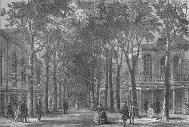 Marylebone Gardens, Westminster, London, 1870 1878