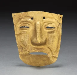 Maskprydnad, ca. 700-1550.