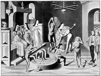 Masque av Karl VI av Frankrike, c1480, 1910