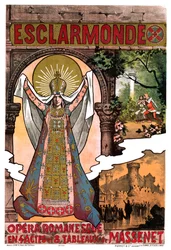 Massenet - Esclarmonde - Affisch, 1890