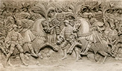 Möte av Henry VIII och Francis I, på The Field of Cloth of Gold, 1520, 1902
