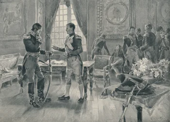 Möte mellan Napoleon och Tolstoj i Paris, 1807, 1896