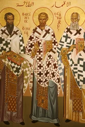 Melkitikon: läkare i kyrkan, Nasaret, Israel