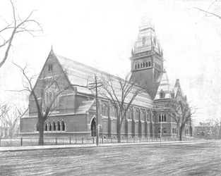Memorial Hall, Cambridge, Massachusetts, USA, c1900.