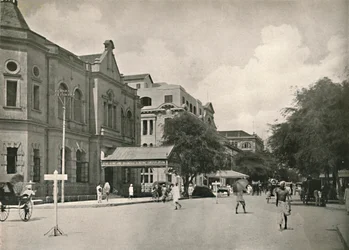 Merchant Street, Rangoon, 1900.