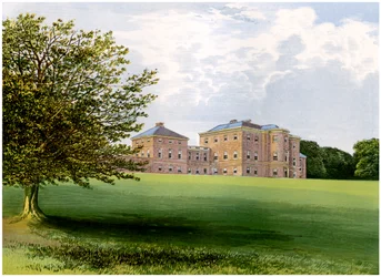Mersham-le-Hatch, Kent, hem för Baronet Knatchbull, c1880