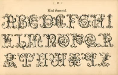 Metalldekoration, 1862