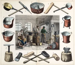 Metaller, Koppar Kopparsmeden