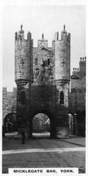 Micklegate Bar, York, 1920-talet
