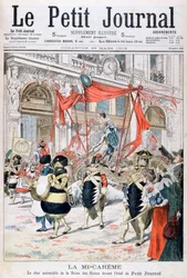 Mid-fasten karneval flöte av drottningens drottning, 1903