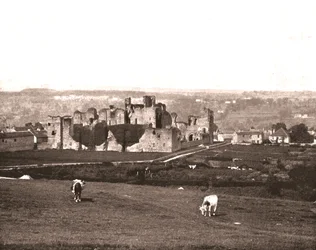 Middleham Castle, Yorkshire, 1894.