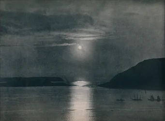 Midnattssol på Hammerfest, 1914.