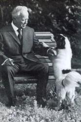 Mikhail Sholokhov, rysk författare, Veshenskaya, USSR, 1960-talet