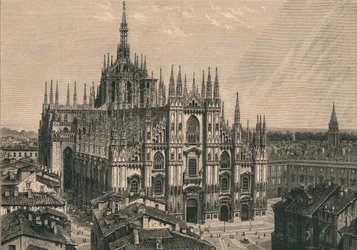 Milanos katedral, 1873.