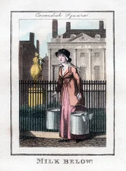 Milk Below!, Cavendish Square, London, 1805