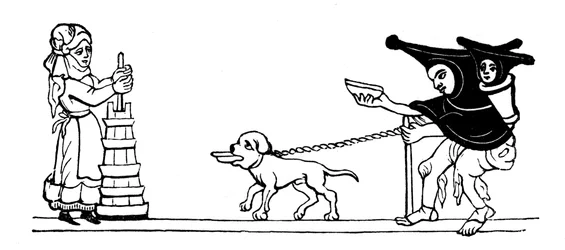 Mjölkjungfru och tiggare, 1316, 1910