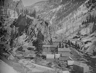 Mining Camp, Nevada, c1897.