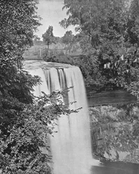 Minnehaha Falls, Minneapolis, Minnesota, USA, c1900.