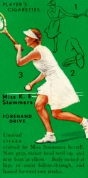 Miss K. E. Stammers - Forehand Drive, c1935.