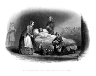 Miss Nightingale and the Military in the East, c1860
