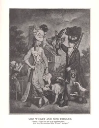 Miss Wicket och MissTrigger, c1778 1912