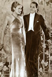 Molly Lamont och Gene Gerrard, skådespelare, 1933