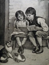 Mammas bilderbok. Från Barnavannen 1892.