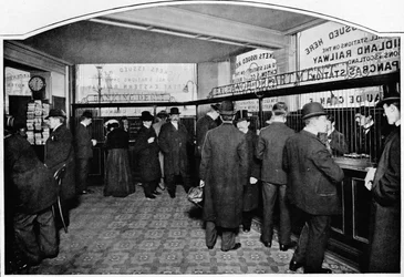 Money Exchange Department, Thomas Cook & Son, Ludgate Circus, City of London, c1903 1903