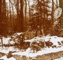Monument des Chasseurs, Col de la Chipotte, östra Frankrike, c1914-c1918