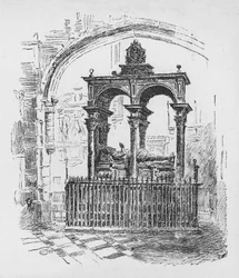 Monument över Sir William Pickering, 1890