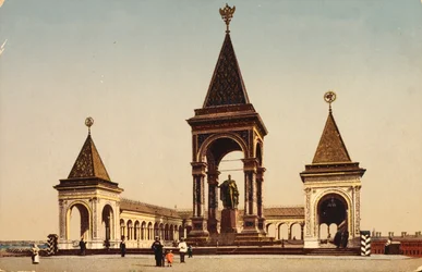 Monument till Alexander II i Kreml i Moskva, Ryssland, c1904-c1905