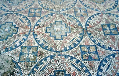 Mosaik från en romersk villa, Montreal, Dordogne och Atlantkusten, Frankrike
