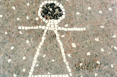 Mosaik av Tanit, Cartaginian, 3:e århundradet f.Kr