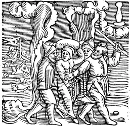 Moses räddade israeliterna från Egypten, 1557