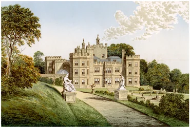 Mount Edgcumbe, Cornwall, hem för Lord Mount Edgcumbe, c1880