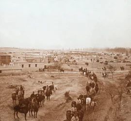 Beridna soldater, Somme-Tourbe, norra Frankrike, c1914-c1918