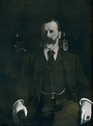 Mr. Arthur Sanderson hemma, 1901