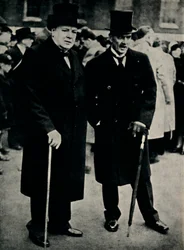 Mr Chamberlain och Mr Churchill, 23 februari 1940, 1945.
