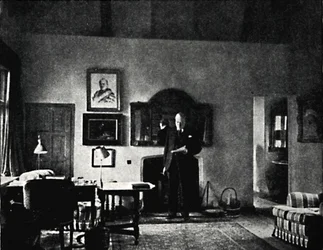 Mr Churchill i hans studie i Westerham, 1930-talet, 1945.