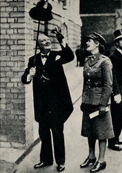Herr Churchill i ett glatt humör, 1940-talet, 1945.