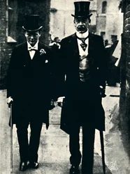 Mr. Lewis Harcourt och Mr. Churchill, c1900, 1945.