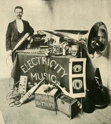 Mr. Patterson och hans apparat, 1900.