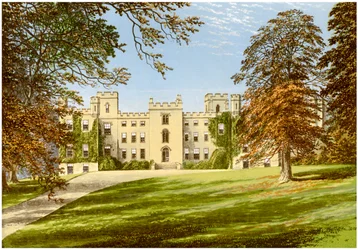 Mulgrave Castle, Yorkshire, hem för markisen av Normanby, c1880