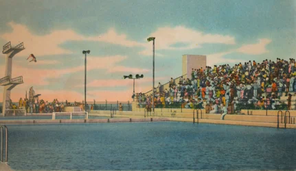 Kommunal pool, Barranquilla, c1940-talet
